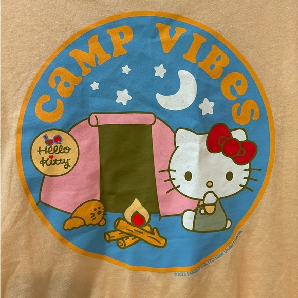 Hello Kitty Camping Tee - Large 10-12 in kids - Old Navy - Picture 2 of 5